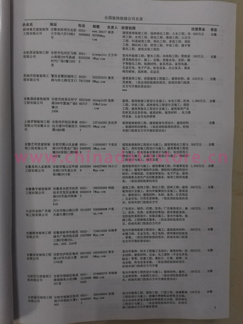 中國裝飾裝修企業(yè)黃頁可開展精準營銷，電話營銷、郵件營銷、傳真營銷等等多管齊下，圓您銷售冠軍夢